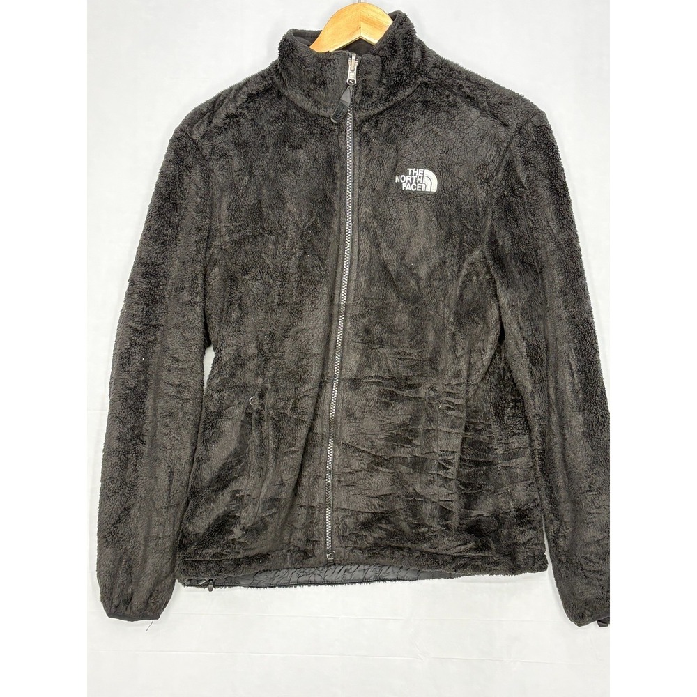 The North Face Osito Fleece Jacket Womens Black Full Zip Long Sleeve Outdoor M